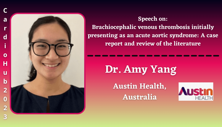 Dr. Amy Yang | Speaker | Cardio Hub 2023